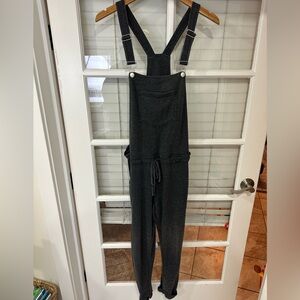 ZSupply Black Knit Overalls
